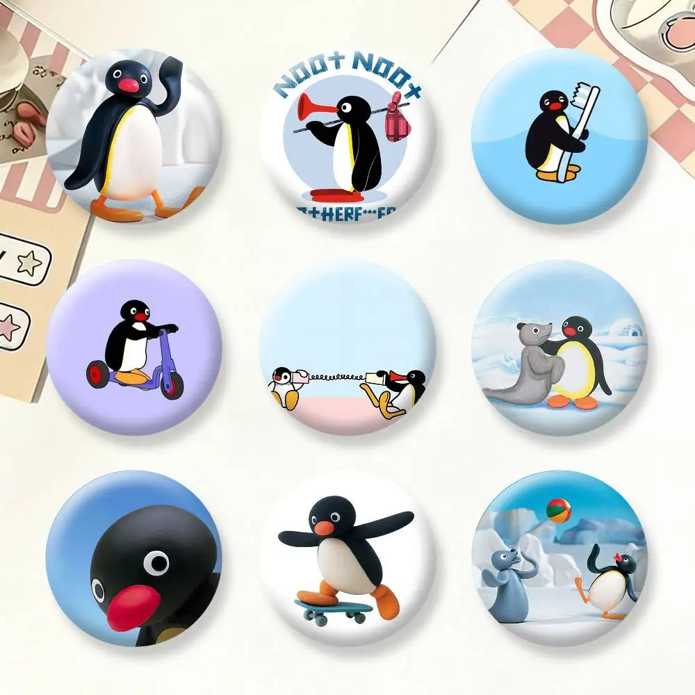 Cartoon P-Pingu Penguin Button Pins Backpack Clothing Decor Brooch Badge Jewelry Gifts for Kids
Cartoon P-Pingu Penguin Button Pins Backpack Clothing Decor Brooch Badge Jewelry Gifts for Kids