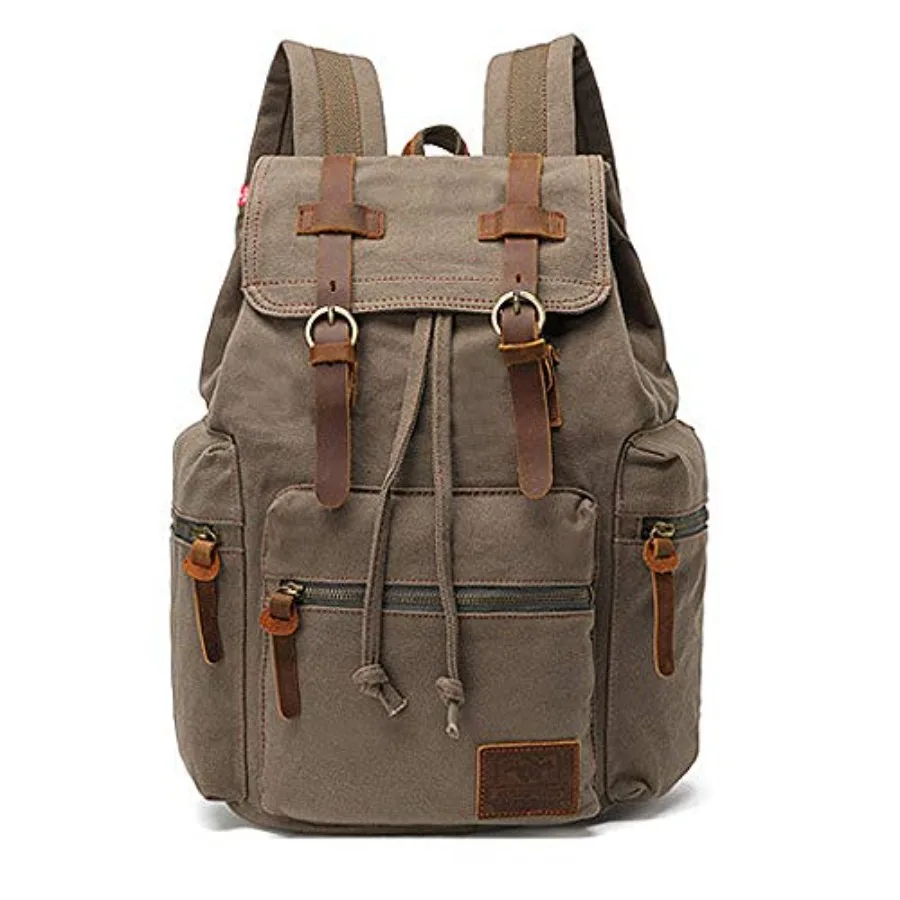 High Capacity Canvas Vintage Backpack - for School Travel 12-15" Laptop Backapcks for Men Casual Daypacks Rucksack M
High Capacity Canvas Vintage Backpack - for School Travel 12-15" Laptop Backapcks for Men Casual Daypacks Rucksack M