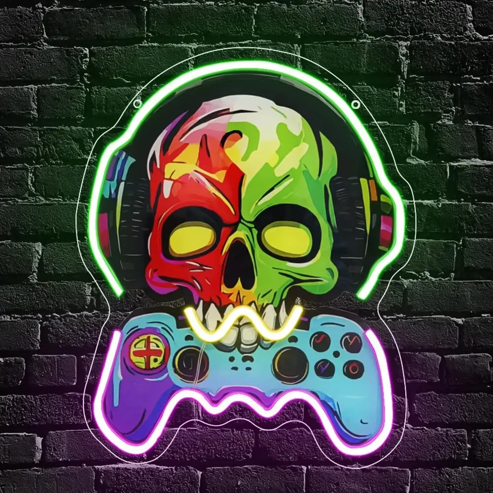 Gamer Neon Sign Gamepad Wall Art Light USB LED Neon Light for Bar Gaming Room Garage Party Bedroom Decoration Birthday Gift
Gamer Neon Sign Gamepad Wall Art Light USB LED Neon Light for Bar Gaming Room Garage Party Bedroom Decoration Birthday Gift