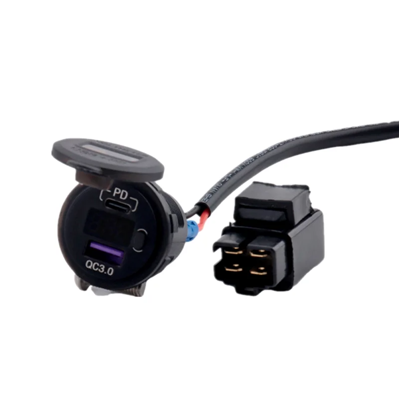 Motorcycle USB Charger Socket Adapter USB+Type C Converter For KAWASAKI Versys 650 Accessories
Motorcycle USB Charger Socket Adapter USB+Type C Converter For KAWASAKI Versys 650 Accessories