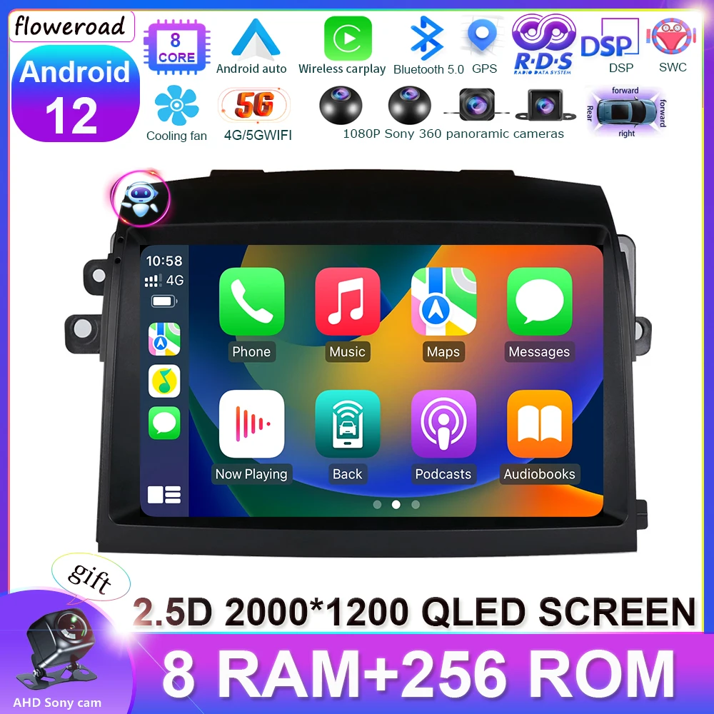 4G WIFI Android 13 8CORE 256G For Toyota Sienna 2004-2010 Car Radio Multimedia Navigation Wireless Carplay auto 2000*1200 QLED
4G WIFI Android 13 8CORE 256G For Toyota Sienna 2004-2010 Car Radio Multimedia Navigation Wireless Carplay auto 2000*1200 QLED
