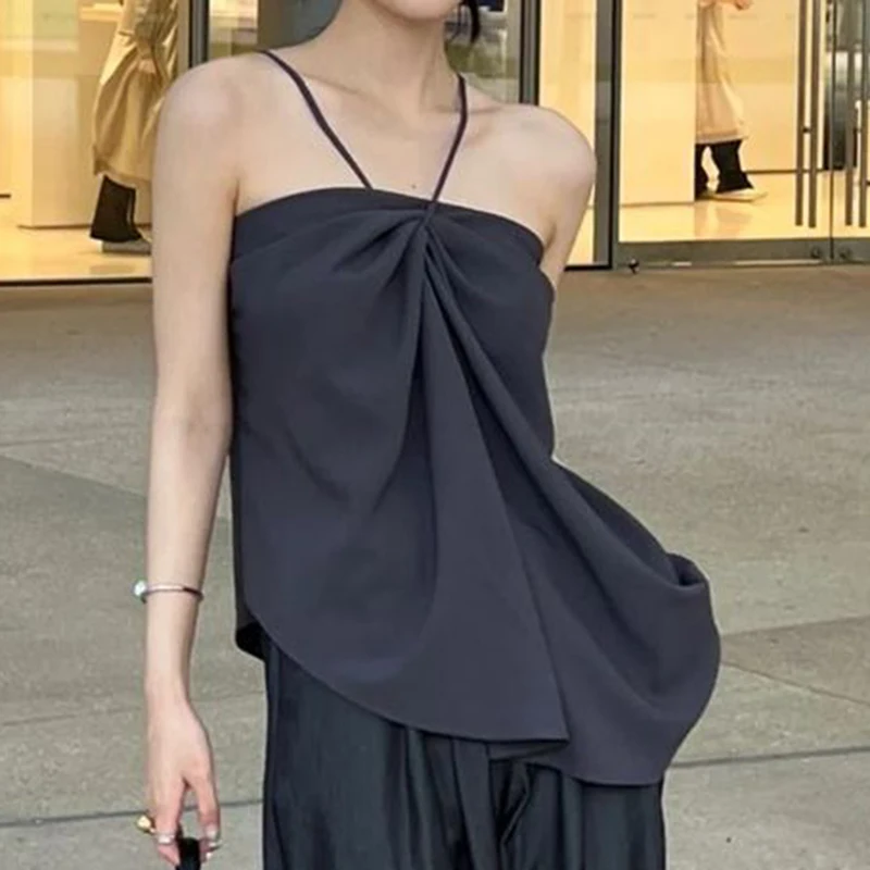 New 2024 Spring French Pure Desire Fashion Korean Tank Top Women's Belly Bag High end korean fashion clothing
New 2024 Spring French Pure Desire Fashion Korean Tank Top Women's Belly Bag High end korean fashion clothing
