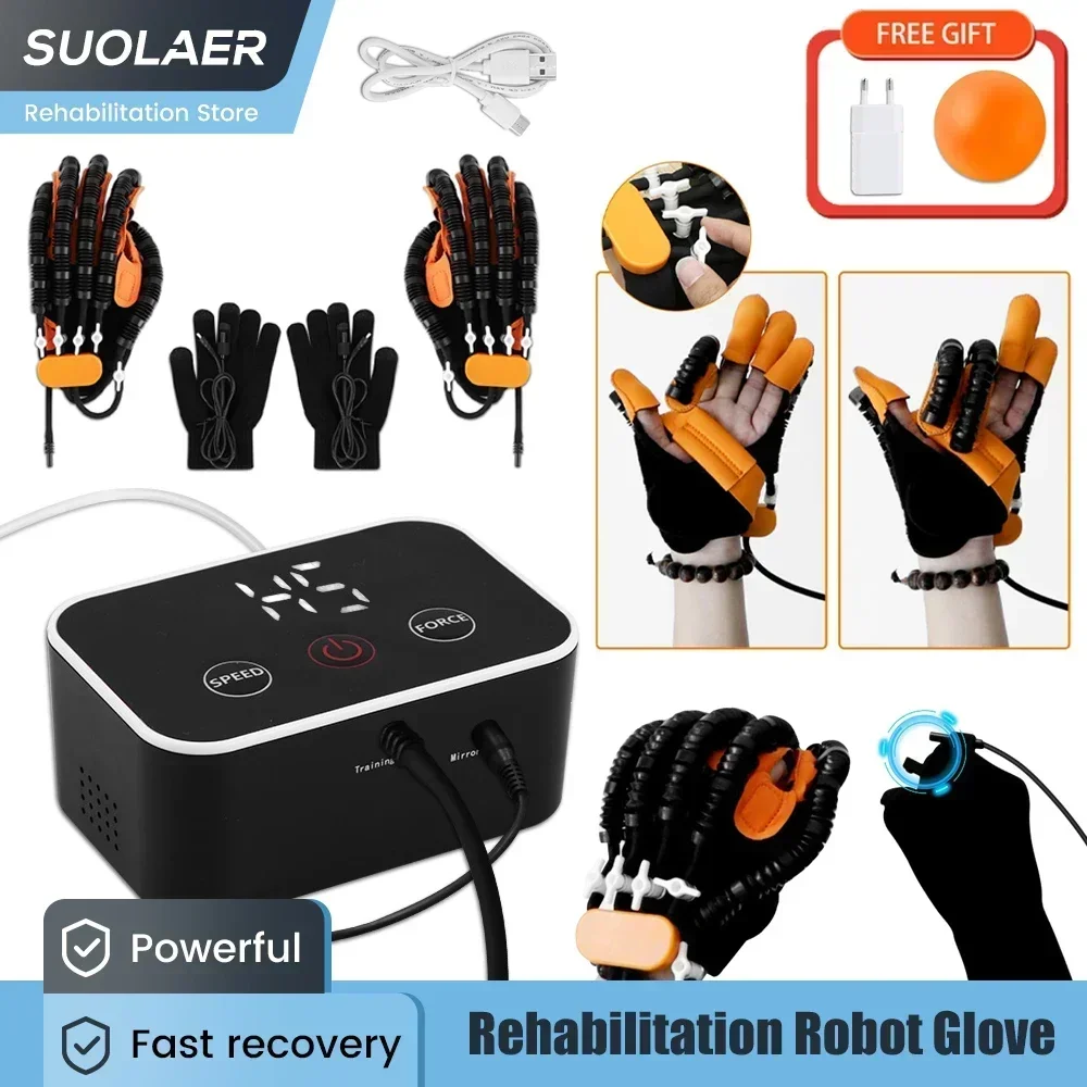 Stroke Hemiplegia Rehabilitation Robot Gloves Hand Finger Training Massage Gloves Rehabilitation Hand Function Recovery Device
Stroke Hemiplegia Rehabilitation Robot Gloves Hand Finger Training Massage Gloves Rehabilitation Hand Function Recovery Device