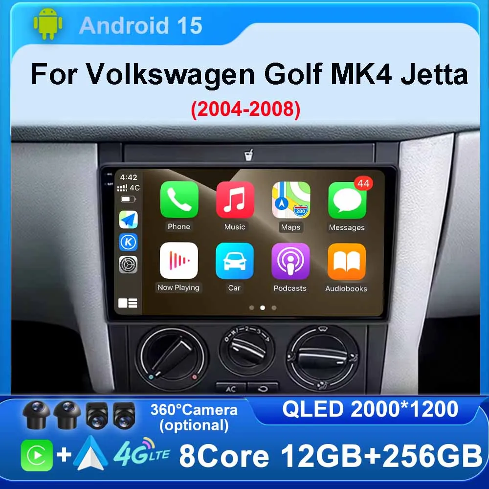 Andoird 15 Car Radio for Volkswagen VW Golf MK4 Jetta Classics Bora GPS Multimedia DSP BT Navigation 5G WIFI AUTO DVD2 DIN
Andoird 15 Car Radio for Volkswagen VW Golf MK4 Jetta Classics Bora GPS Multimedia DSP BT Navigation 5G WIFI AUTO DVD2 DIN