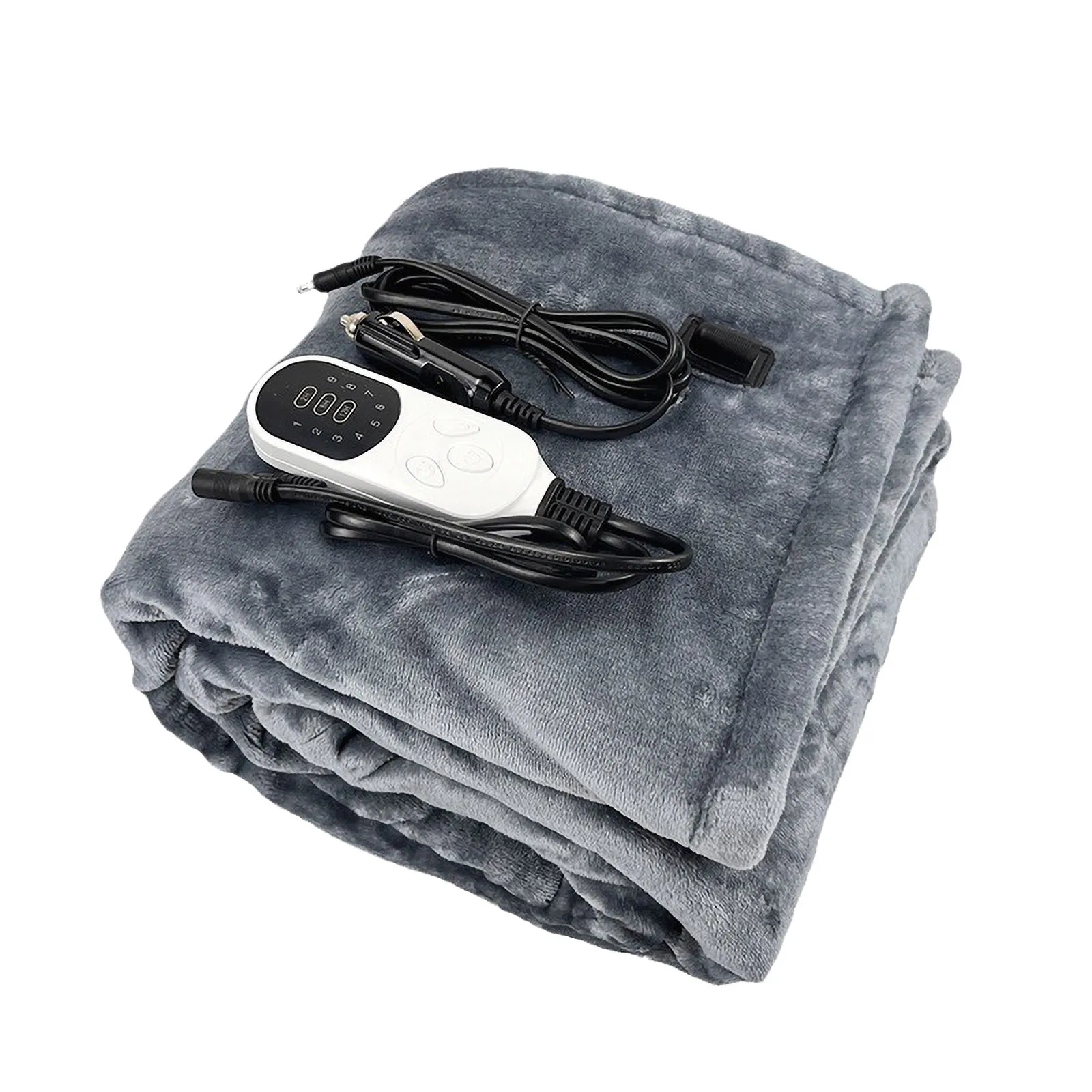 WarmSky Car Heated Blanket 40×30inch 100*75CM Plush Flannel Electric Throw with 9-Level Temperature Settings 8-Hour Auto
WarmSky Car Heated Blanket 40×30inch 100*75CM Plush Flannel Electric Throw with 9-Level Temperature Settings 8-Hour Auto