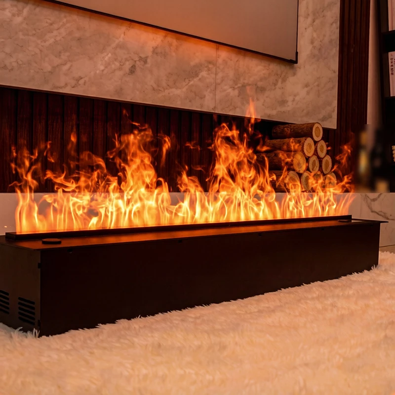 French Style 3D Atomization Fireplace TV Stand, Smart Humidifier Simulated Flame for Home Wall Background
French Style 3D Atomization Fireplace TV Stand, Smart Humidifier Simulated Flame for Home Wall Background