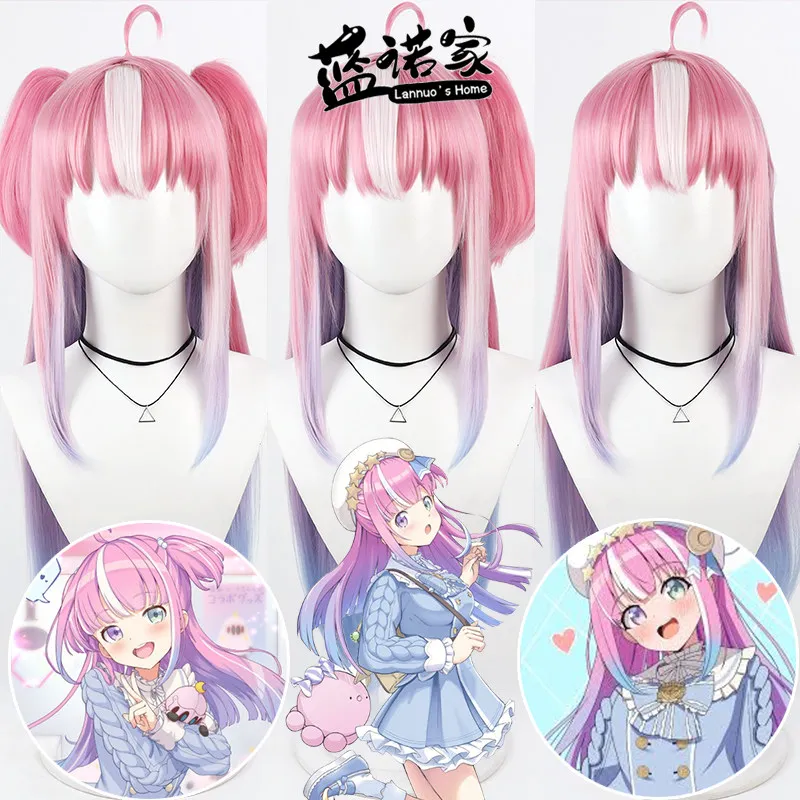 Virtual YouTube Vtuber Himemori Luna Cosplay Wig Halloween Carnival Party Props Synthetic Hair Heat Resistant Fiber + Wig Cap
Virtual YouTube Vtuber Himemori Luna Cosplay Wig Halloween Carnival Party Props Synthetic Hair Heat Resistant Fiber + Wig Cap