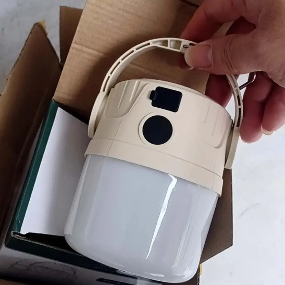 Mini Portable Solar Camping Light with Output Dimmable Beige Tent Lamp Bright Energy Efficient Hanging Lights Outdoor
Mini Portable Solar Camping Light with Output Dimmable Beige Tent Lamp Bright Energy Efficient Hanging Lights Outdoor