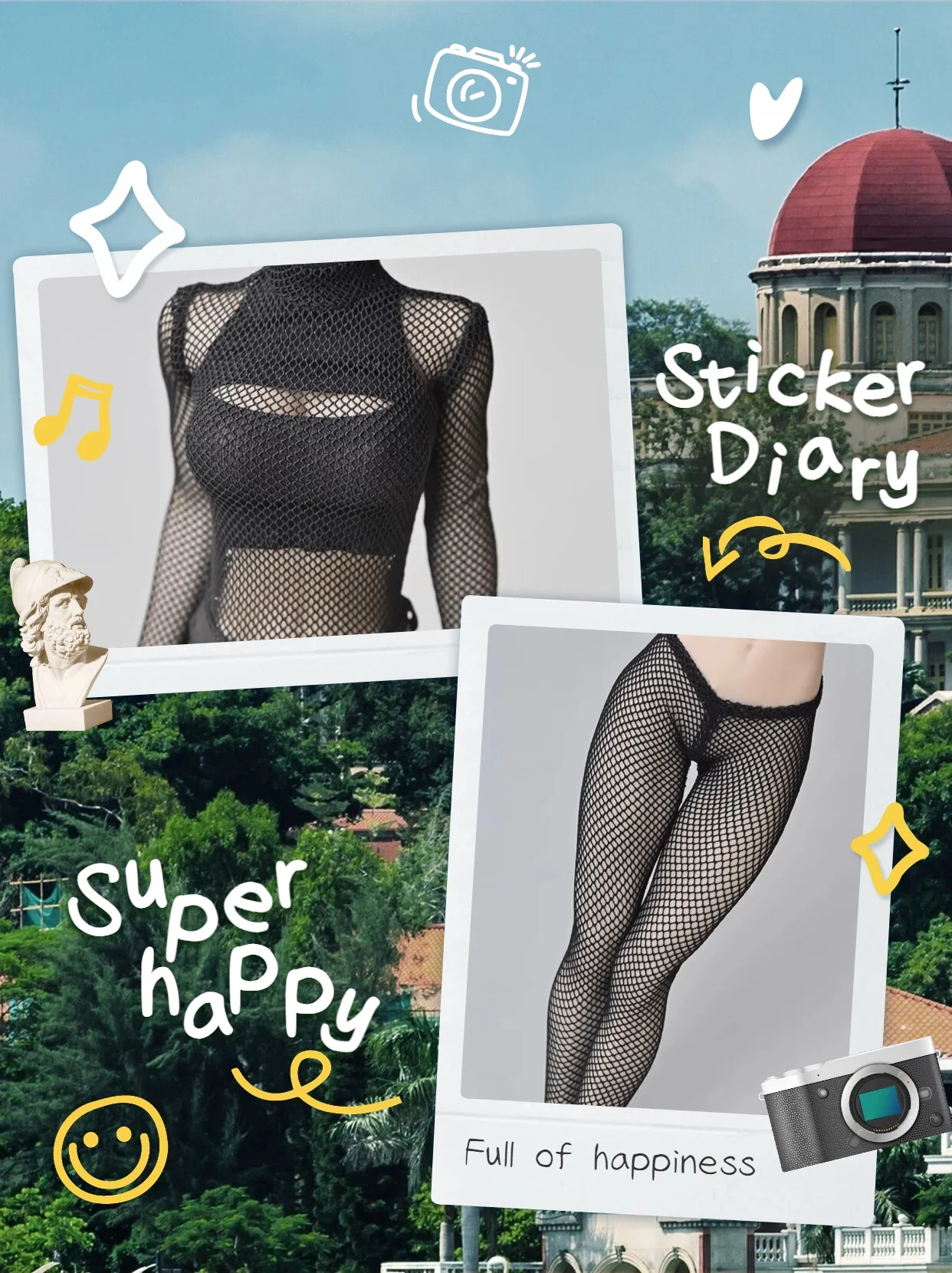 Комплект для 12-дюймовых фигурок: сетчатая прозрачная майка без рукавов, джинсовые чулки-сетка и джинсовые шорты в масштабе 1/6.
Комплект для 12-дюймовых фигурок: сетчатая прозрачная майка без рукавов, джинсовые чулки-сетка и джинсовые шорты в масштабе 1/6.