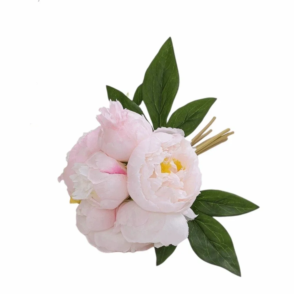 Creative Artificial Peony Bouquet Realistic DIY Simulated Rose Flower Lifelike Multi-Color Artificial Peony Flowers Centerpiece
Creative Artificial Peony Bouquet Realistic DIY Simulated Rose Flower Lifelike Multi-Color Artificial Peony Flowers Centerpiece
