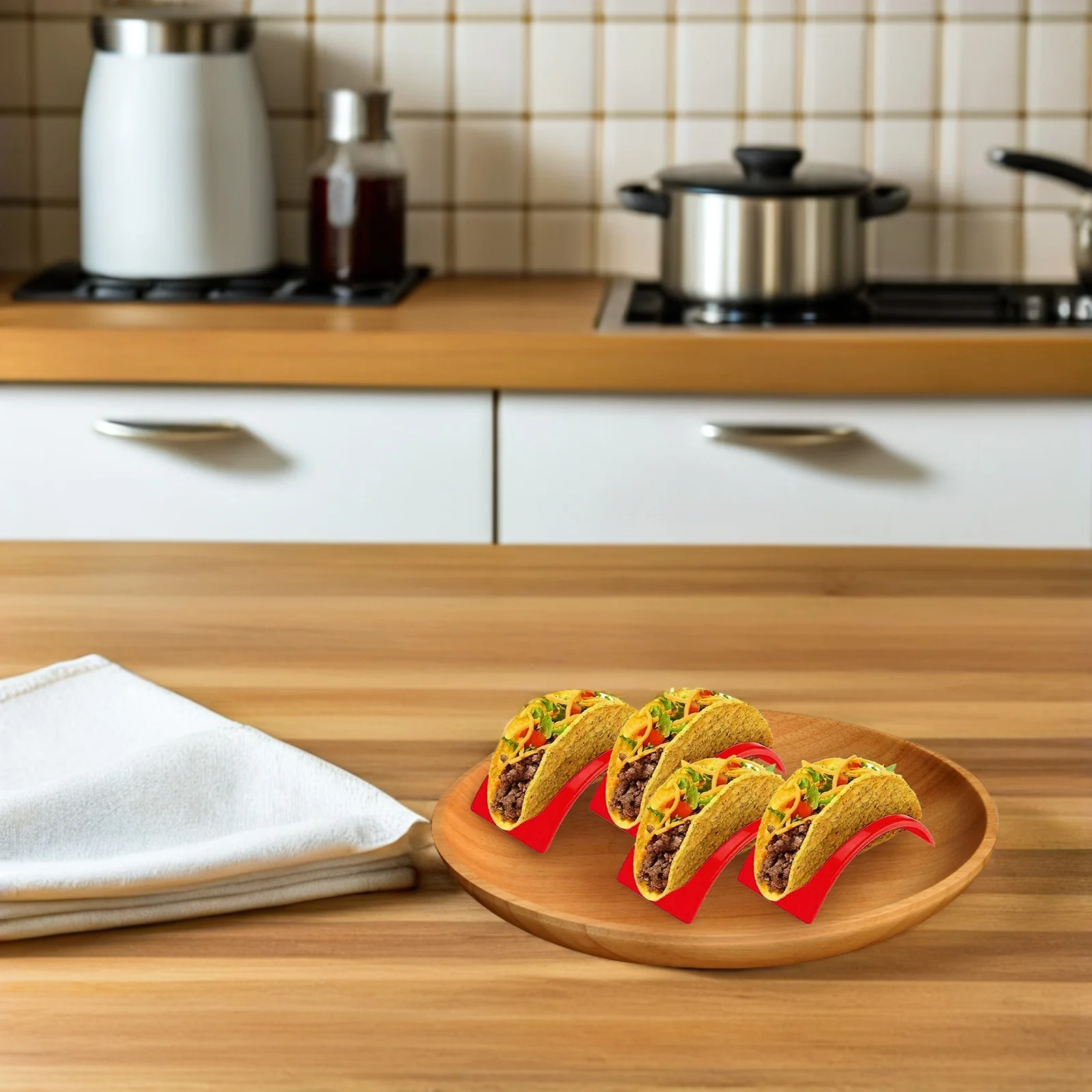 12 PCS Hard Taco Shell Holder Tortilla Stand Restaurant Rack Corn Plastic Individual
12 PCS Hard Taco Shell Holder Tortilla Stand Restaurant Rack Corn Plastic Individual