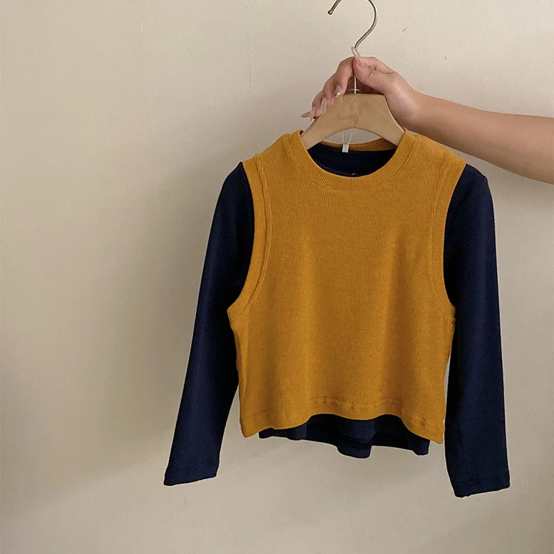 Girls Autumn New Knitted Vest Solid Color Bottoming Shirt2025Camouflage Wide-Leg Casual Pants Three-Piece Set Trendy
Girls Autumn New Knitted Vest Solid Color Bottoming Shirt2025Camouflage Wide-Leg Casual Pants Three-Piece Set Trendy