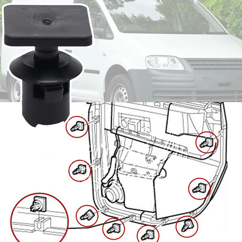 Car Door Panel Card Clips Roof Repair Headliner Fixing Retainer Lining Rivets For VW Caddy 2K 2004 2005 2006 - 2017 Accessories
Car Door Panel Card Clips Roof Repair Headliner Fixing Retainer Lining Rivets For VW Caddy 2K 2004 2005 2006 - 2017 Accessories