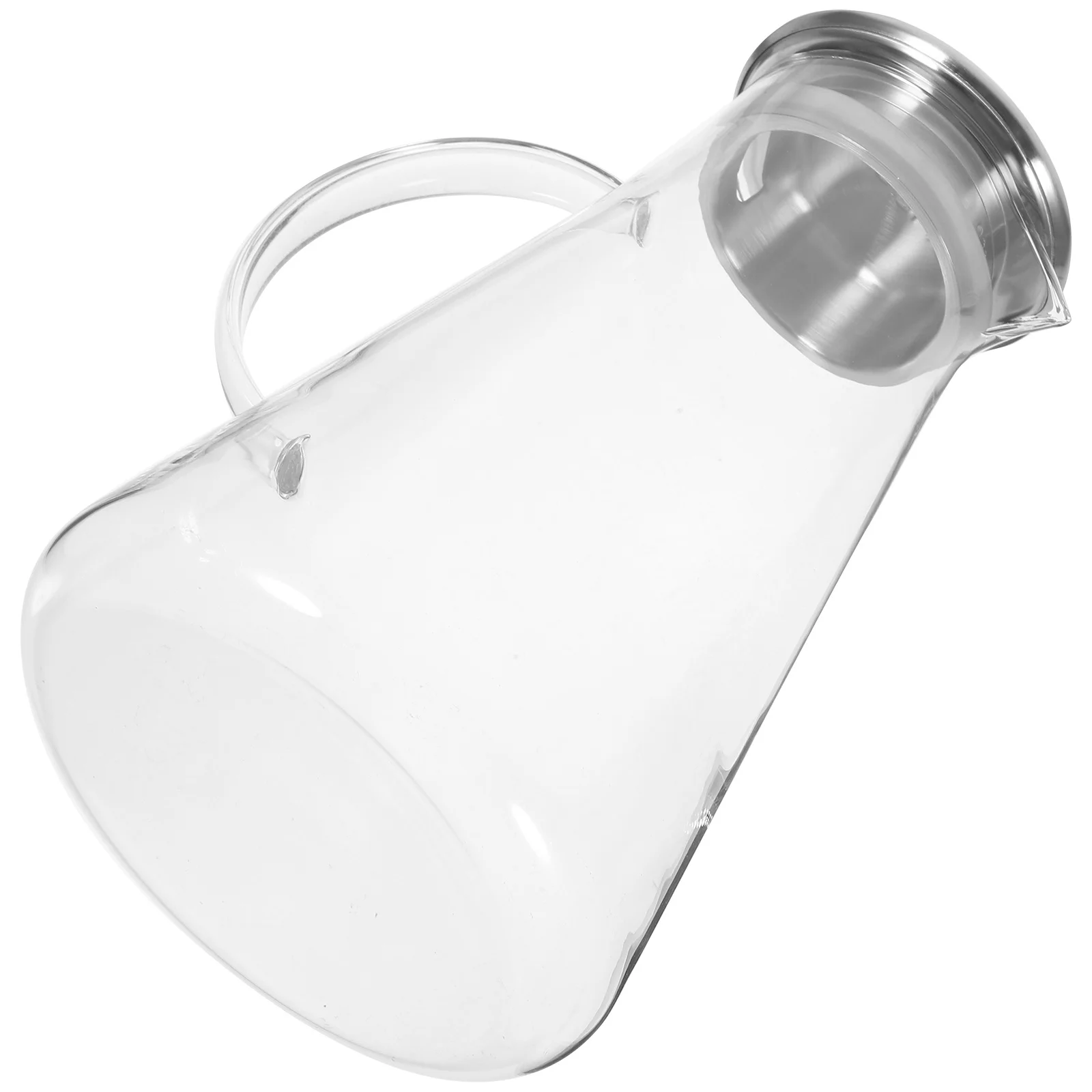 Взрывозащищенный стеклянный чайник большой емкости, прозрачный, безопасный, надежный чайник для семейного использования, чайник для воды в холодильнике 
Взрывозащищенный стеклянный чайник большой емкости, прозрачный, безопасный, надежный чайник для семейного использования, чайник для воды в холодильнике