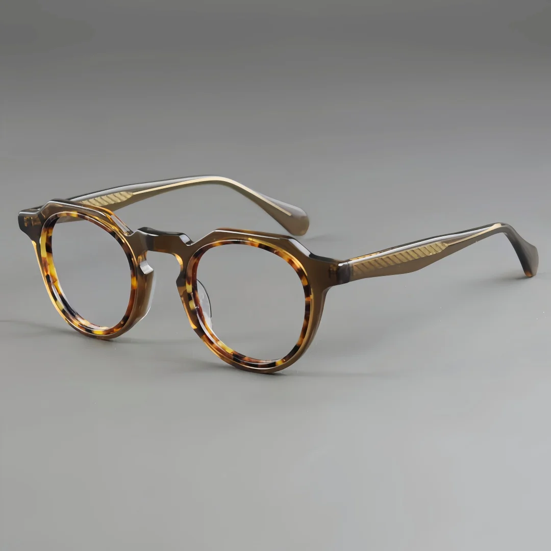 BETSION Vintage Polygon Round Acetate Eyeglasses Frame Man And Women Retro Style 47mm Optical Glasses For Prescription Lenses
BETSION Vintage Polygon Round Acetate Eyeglasses Frame Man And Women Retro Style 47mm Optical Glasses For Prescription Lenses