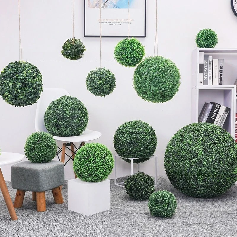 Simulation plant grass ball Milan ball decorative ceiling plastic artificial flower shopping mall opening window eucalyptus gras
Simulation plant grass ball Milan ball decorative ceiling plastic artificial flower shopping mall opening window eucalyptus gras