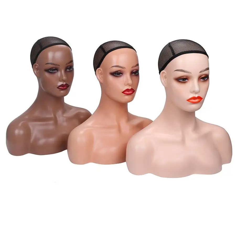 Female Mannequin Head with Shoulders for Display Manikin Head with Shoulder for Wig Jewelry Makeup Hat Sunglass Display Dark Bro
Female Mannequin Head with Shoulders for Display Manikin Head with Shoulder for Wig Jewelry Makeup Hat Sunglass Display Dark Bro