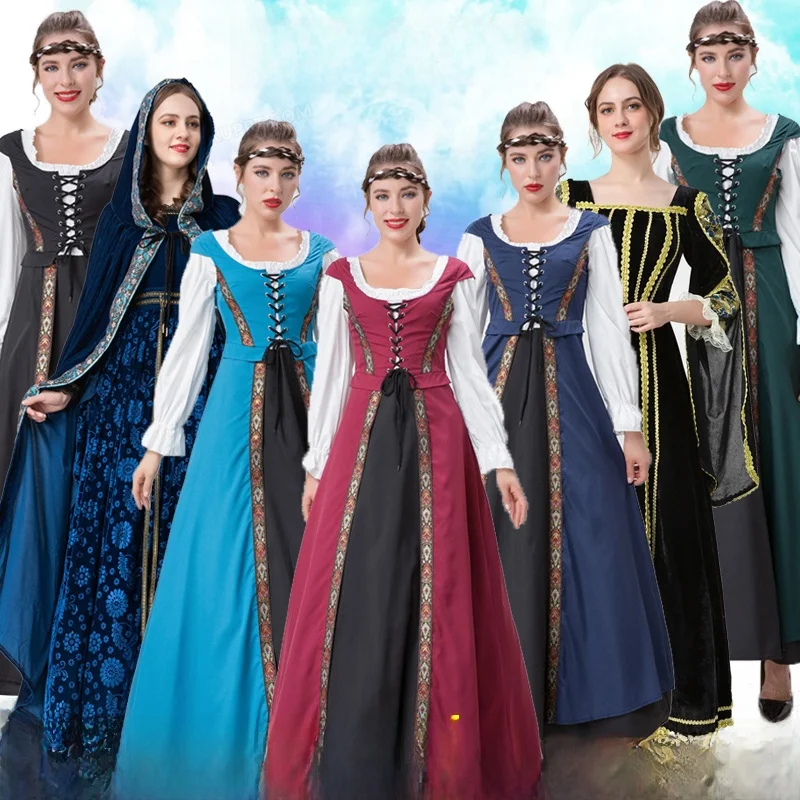 Medieval Halloween Queen Long Dress Princess Court Costume Elegant Lady Queen Ball Gown Perfect for Stage Performances And Fe...
Medieval Halloween Queen Long Dress Princess Court Costume Elegant Lady Queen Ball Gown Perfect for Stage Performances And Fe...