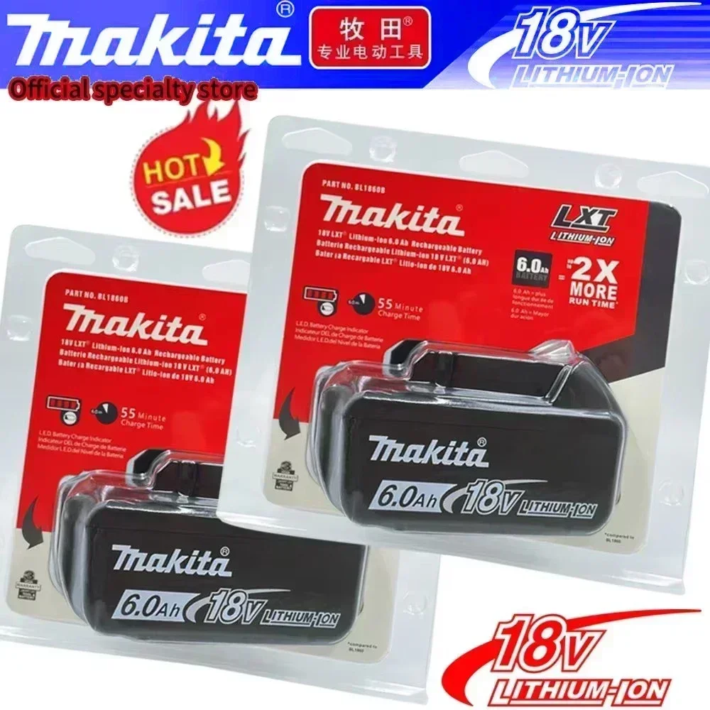 Original Makita 18V 5.0Ah 6.0Ah Rechargeable Battery, for Makita Tool BL1830B BL1840 BL1840B BL1850 BL1850B 18650 18V Battery✅
Original Makita 18V 5.0Ah 6.0Ah Rechargeable Battery, for Makita Tool BL1830B BL1840 BL1840B BL1850 BL1850B 18650 18V Battery✅