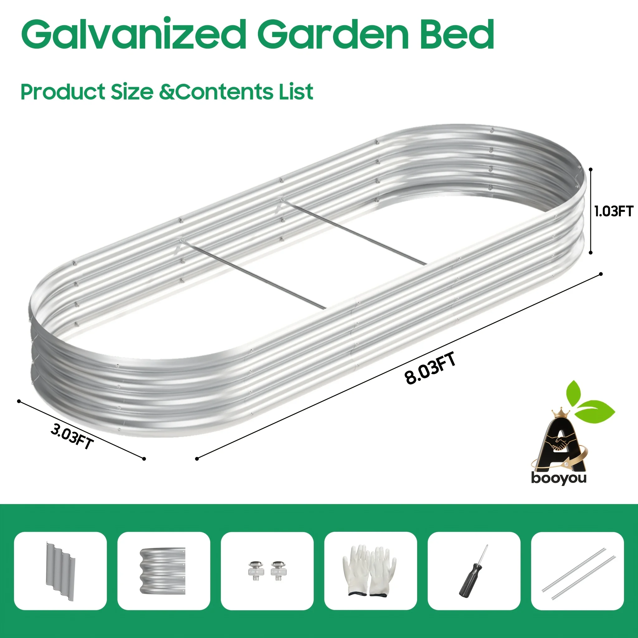 6 Packs/ 2packs, 8x3x1FT/6x3x1FT Galvanized Raised Garden Bed Large Metal Flowerpot Box Kit For Outdoor Plants Elevated Garden Flowerpots.
6 Packs/ 2packs, 8x3x1FT/6x3x1FT Galvanized Raised Garden Bed Large Metal Flowerpot Box Kit For Outdoor Plants Elevated Garden Flowerpots.