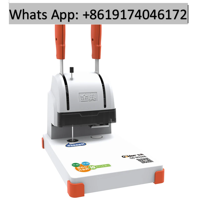 GD-N3168 Binding Machine Accounting Manual Punching Hot Melt Rivet Tube Binding Machine
GD-N3168 Binding Machine Accounting Manual Punching Hot Melt Rivet Tube Binding Machine