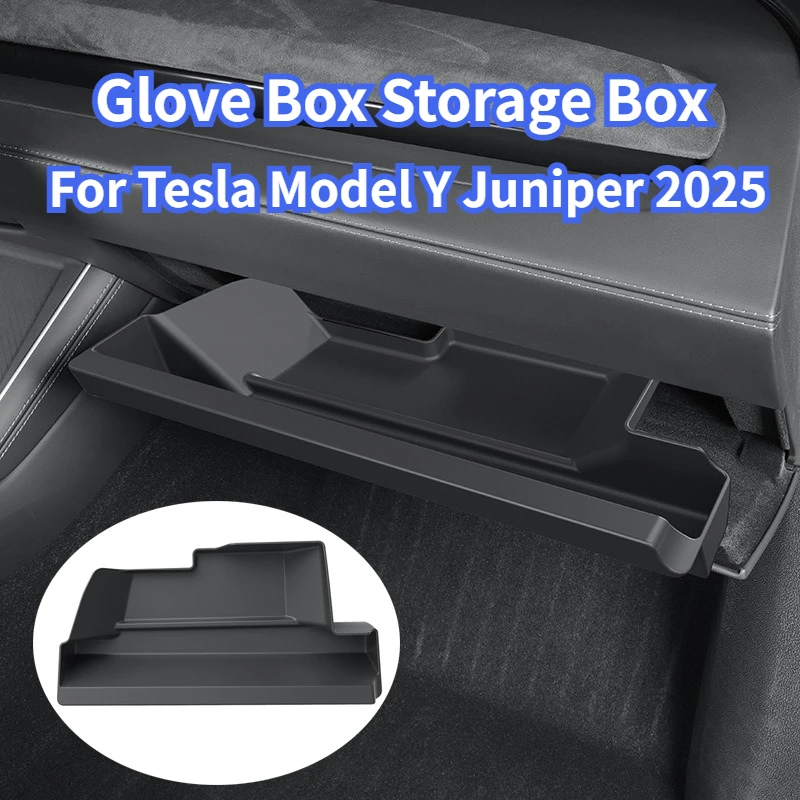 Ящик для хранения перчаток для Tesla Model Y Juniper 2025 LHD, боковой лоток для хранения с центральным управлением, органайзер для уборки, автомобильные аксессуары 
Ящик для хранения перчаток для Tesla Model Y Juniper 2025 LHD, боковой лоток для хранения с центральным управлением, органайзер для уборки, автомобильные аксессуары