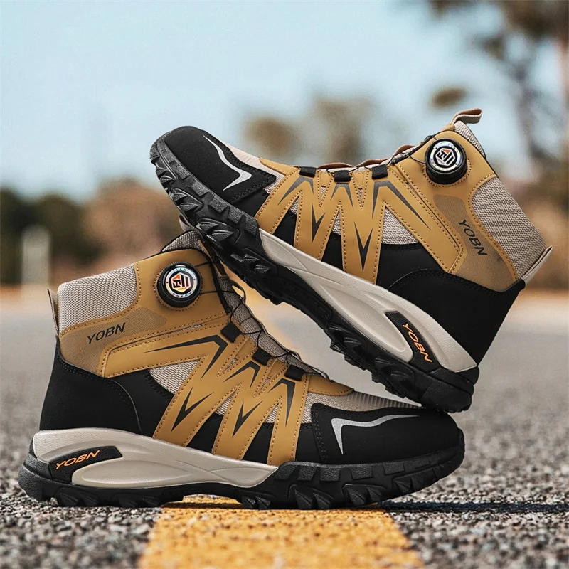 Hot Selling Fashion Khaki Hiking Sneakers for Men Comfortable Non-slip Trekking Shoes Men High-top Travel Sports Shoes for Men
Hot Selling Fashion Khaki Hiking Sneakers for Men Comfortable Non-slip Trekking Shoes Men High-top Travel Sports Shoes for Men