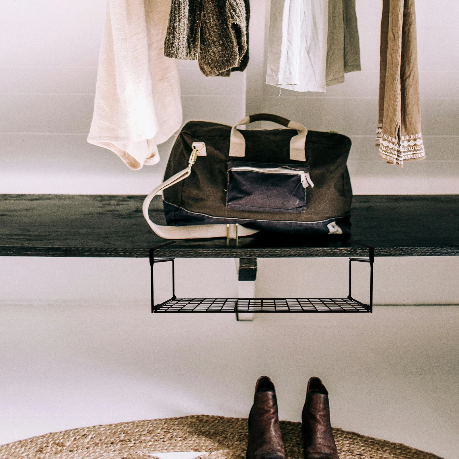 2Pcs Space Saving Slipper Rack Hanging Shoe Holder for Closet Wardrobe Storage Shelf Layered Shoe Organizer Shoes Organizer
2Pcs Space Saving Slipper Rack Hanging Shoe Holder for Closet Wardrobe Storage Shelf Layered Shoe Organizer Shoes Organizer