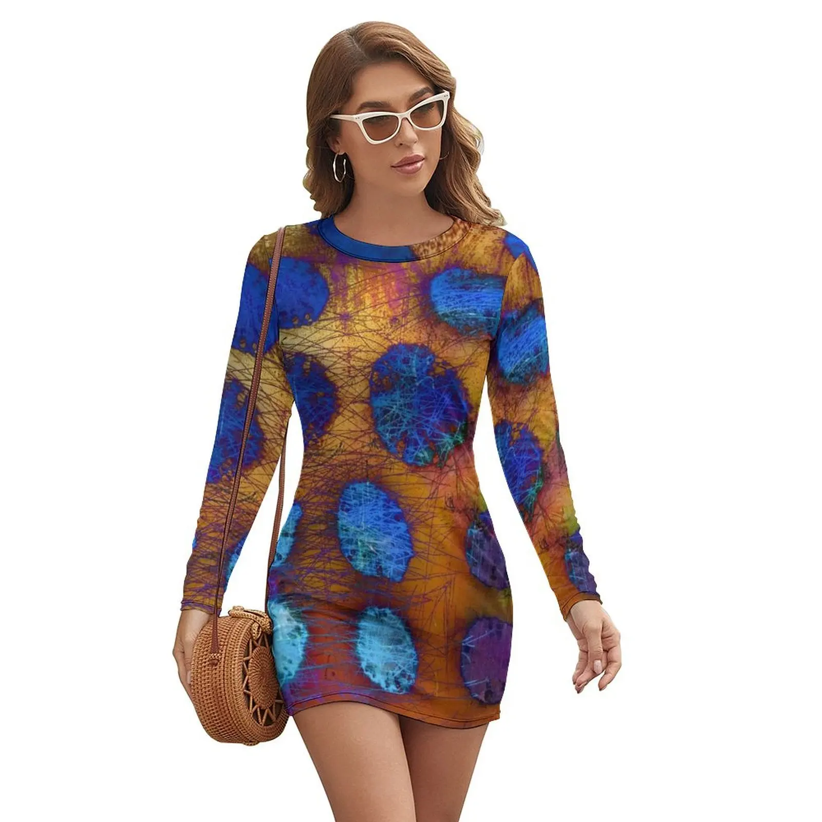 Dark Bubbles Long-sleeved Dress Long dresses elegant dress Women's summer long dress women's summer clothing 2024
Dark Bubbles Long-sleeved Dress Long dresses elegant dress Women's summer long dress women's summer clothing 2024