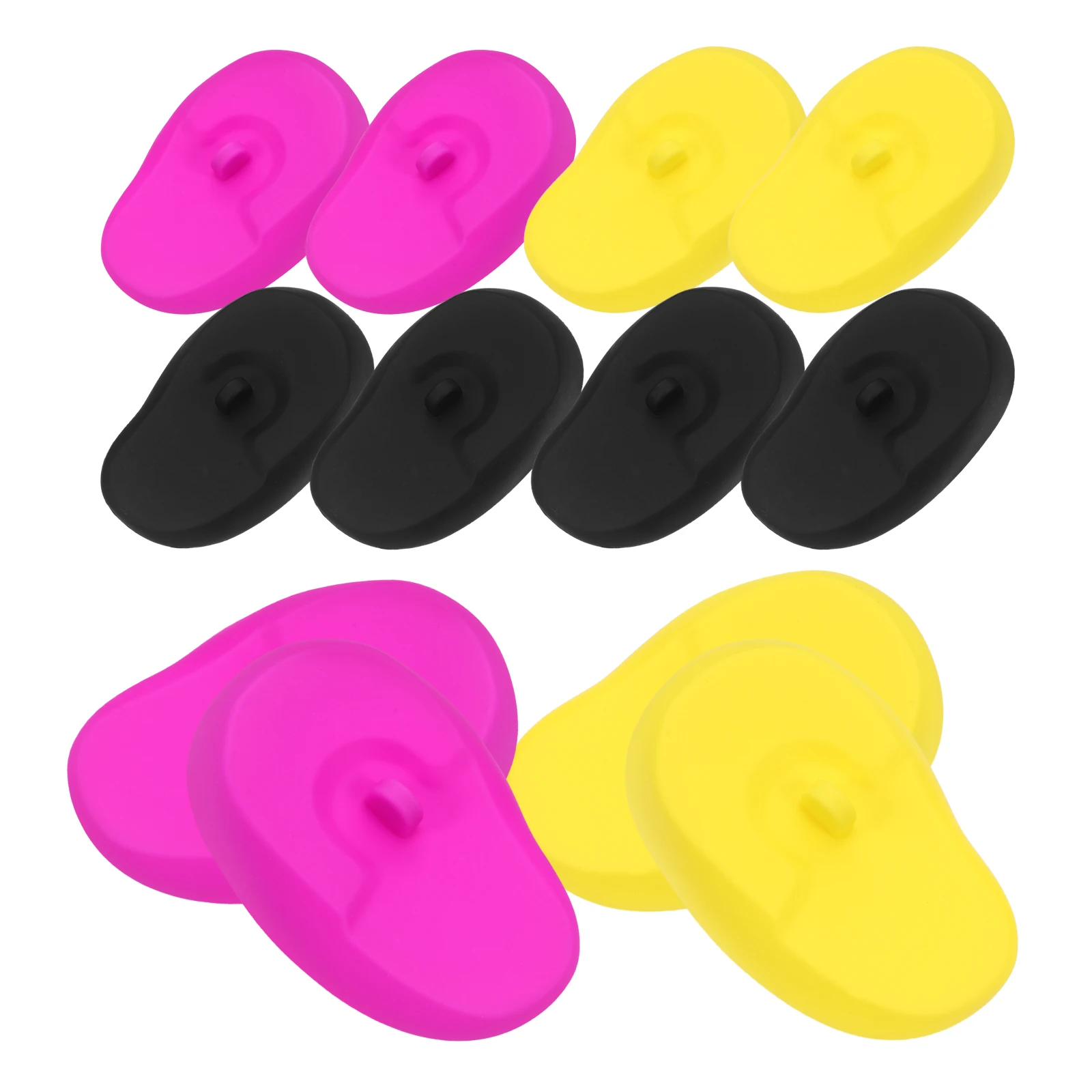 6Pairs Silicone Ear Muffs for Hair Dyeing Coloring Salon Use Reusable Heat-Resistant Earmuffs Protectors Silicone Ear Cover
6Pairs Silicone Ear Muffs for Hair Dyeing Coloring Salon Use Reusable Heat-Resistant Earmuffs Protectors Silicone Ear Cover