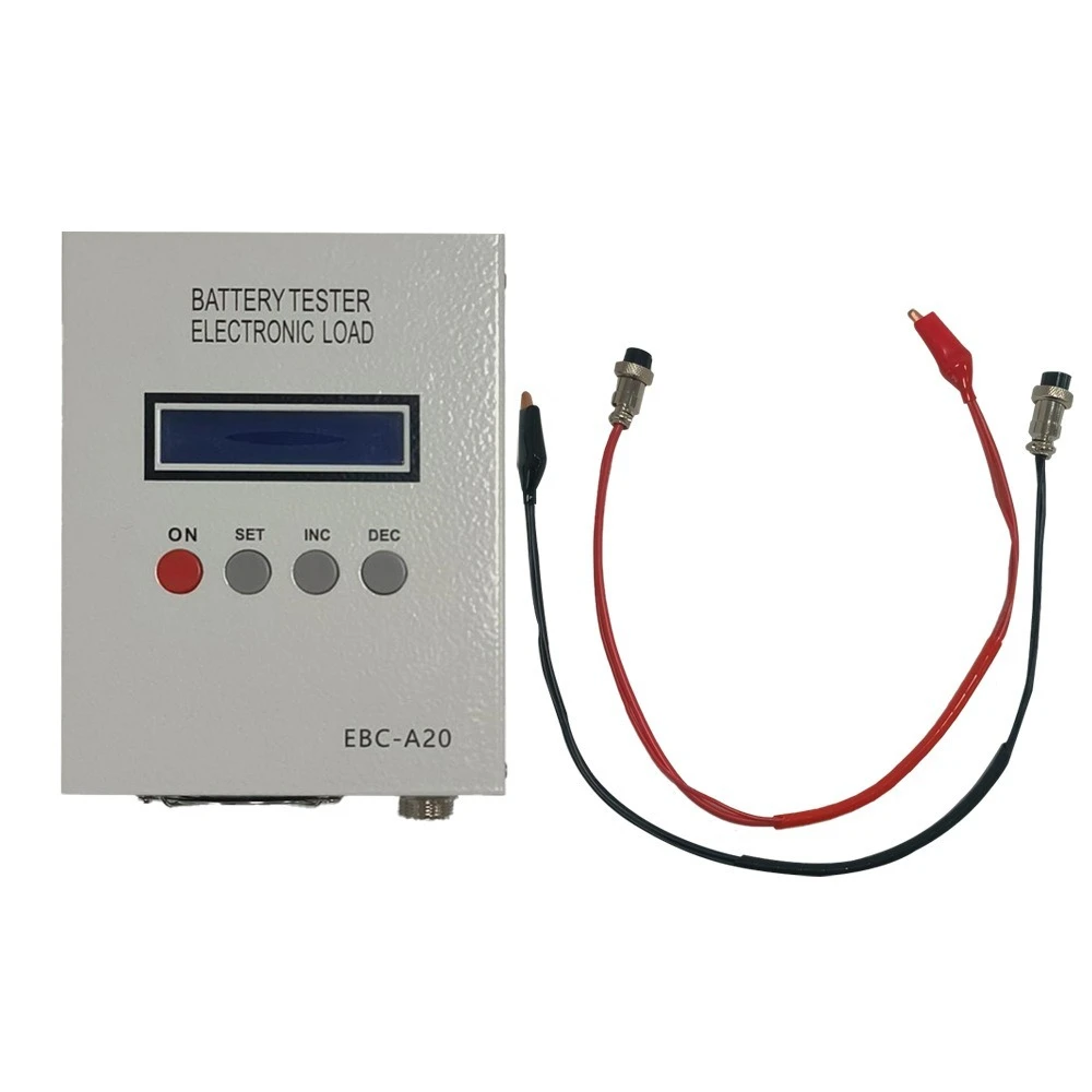 Electronic digital display battery tester Electronic Load Tester battery capacity tester 5A charging 20A discharging
Electronic digital display battery tester Electronic Load Tester battery capacity tester 5A charging 20A discharging