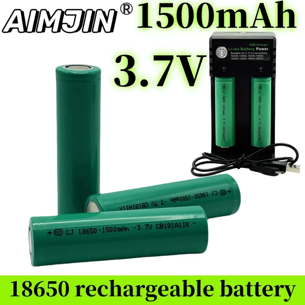 3.7V 1500mAH 100% Real Capacity18650 Lithium Ion Rechargeable Battery, Suitable for Various Electronic Products
3.7V 1500mAH 100% Real Capacity18650 Lithium Ion Rechargeable Battery, Suitable for Various Electronic Products
