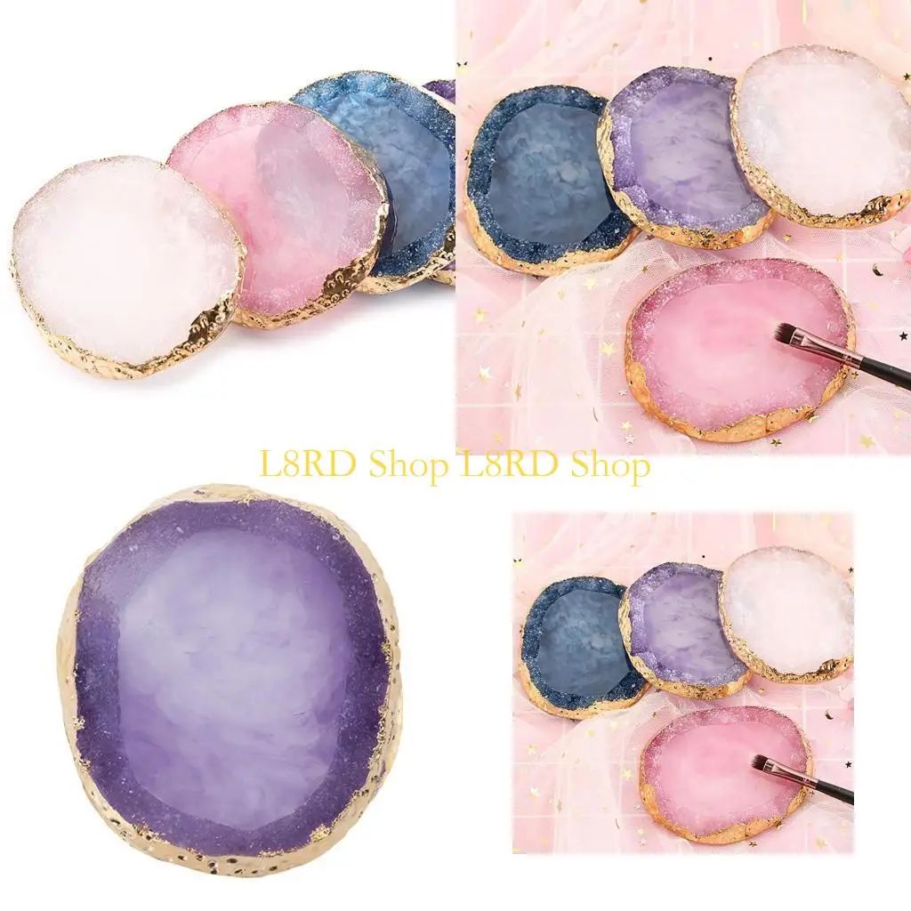 L8RD Resin Plate Agate Stone Color Palette Art Painting Gel Palette Gold
L8RD Resin Plate Agate Stone Color Palette Art Painting Gel Palette Gold