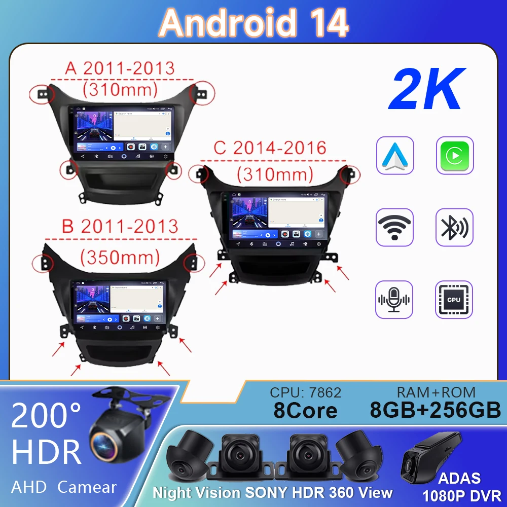 Car Radio Carplay For Hyundai Elantra Avante I35 2011-2016 Navigation GPS Android Auto Screen Video Stereo 4G No 2din Wifi Head
Car Radio Carplay For Hyundai Elantra Avante I35 2011-2016 Navigation GPS Android Auto Screen Video Stereo 4G No 2din Wifi Head