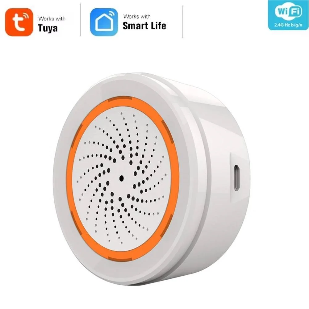 Tuya Zigbee Sound Light Sensor Smart Siren Alarm For Home Security Stystem Support App Remote Control Works With TUYA Smart Hub
Tuya Zigbee Sound Light Sensor Smart Siren Alarm For Home Security Stystem Support App Remote Control Works With TUYA Smart Hub