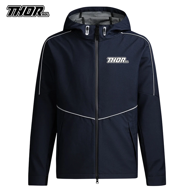 THORSOL 2025 New Waterproof Cycling Jacket Men's Hooded Mtb Bicycle Racing Coat Autumn Casual Motorcycle Bike Chaqueta Ciclismo
THORSOL 2025 New Waterproof Cycling Jacket Men's Hooded Mtb Bicycle Racing Coat Autumn Casual Motorcycle Bike Chaqueta Ciclismo