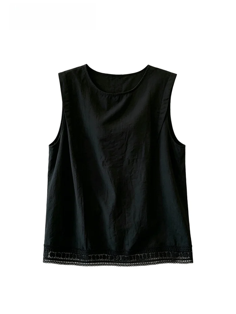 CaraCLUB plus Size Sleeveless Vest Women's Summer Fashionable Versatile round Neck Top for Plump Sisters Loose Fit Inner Wear
CaraCLUB plus Size Sleeveless Vest Women's Summer Fashionable Versatile round Neck Top for Plump Sisters Loose Fit Inner Wear