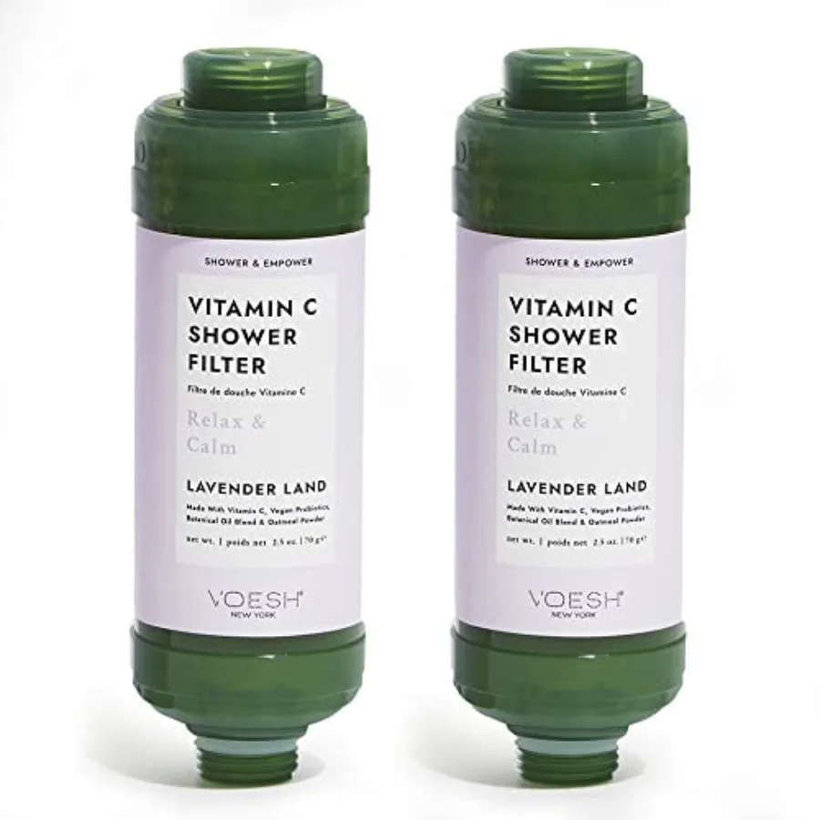 VOESH Vitamin C Shower Filter, Lavender Land, Shower Aromatherapy, Water Purifier, Water Softener, Vegan Probiotics, Spa Shower
VOESH Vitamin C Shower Filter, Lavender Land, Shower Aromatherapy, Water Purifier, Water Softener, Vegan Probiotics, Spa Shower