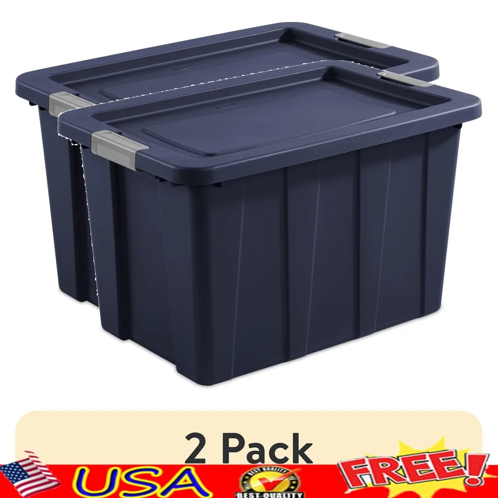 2 Pack 30 Gallon Durable Latching Tuff1 Tote Storage Container Impact Resistant Stackable Ideal Garage Attic Basement
2 Pack 30 Gallon Durable Latching Tuff1 Tote Storage Container Impact Resistant Stackable Ideal Garage Attic Basement
