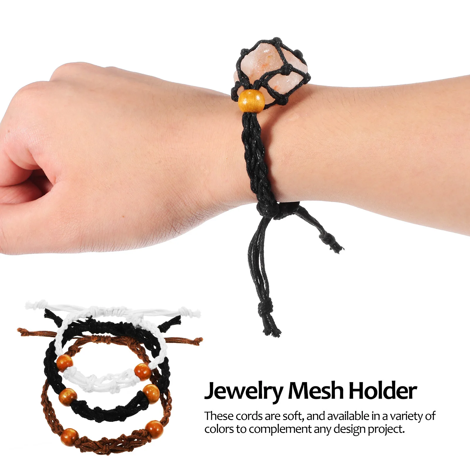 1 Set Necklace Bracelet Making Kit Natural Stone Woven Cord Crystal Holder Diy Jewelry Craft Stone Pouch Hanging Ornament Cage
1 Set Necklace Bracelet Making Kit Natural Stone Woven Cord Crystal Holder Diy Jewelry Craft Stone Pouch Hanging Ornament Cage