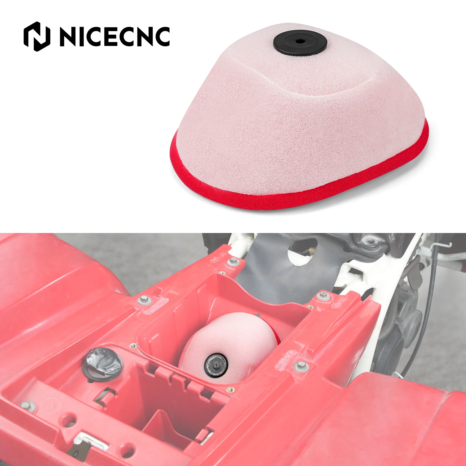 NICECNC Air Filter For Yamaha Raptor 250 2008-2013 Blaster 200 YFS200 1988-2006 Special Edition Replaces 2XJ-14451-00-00 ATV
NICECNC Air Filter For Yamaha Raptor 250 2008-2013 Blaster 200 YFS200 1988-2006 Special Edition Replaces 2XJ-14451-00-00 ATV