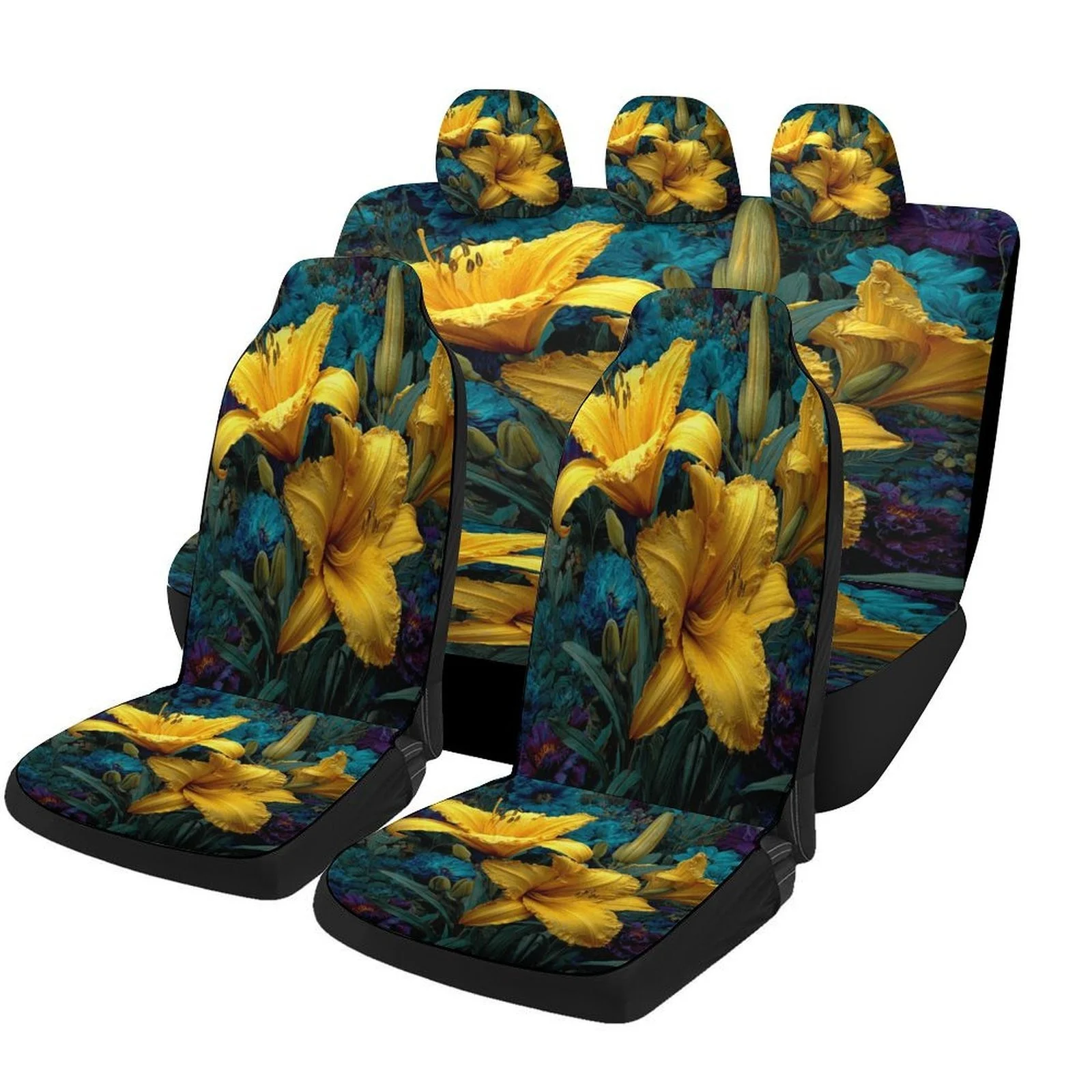 Yellow Lilies Garden Designed Car Seat Cover Set For Most Cars, Trendy Novelty High-quality Car Seat Protector Covers Full Set,
Yellow Lilies Garden Designed Car Seat Cover Set For Most Cars, Trendy Novelty High-quality Car Seat Protector Covers Full Set,