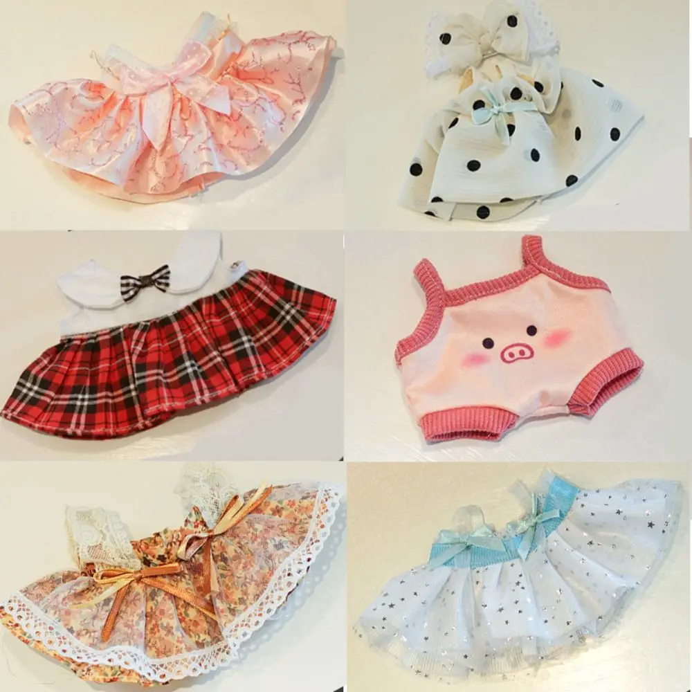 Head Cover 20cm Cotton Doll Dress Shoulder Strap Skirt Hoodies Cotton Doll Clothes Lolita Sweet Plush Toy Clothes
Head Cover 20cm Cotton Doll Dress Shoulder Strap Skirt Hoodies Cotton Doll Clothes Lolita Sweet Plush Toy Clothes
