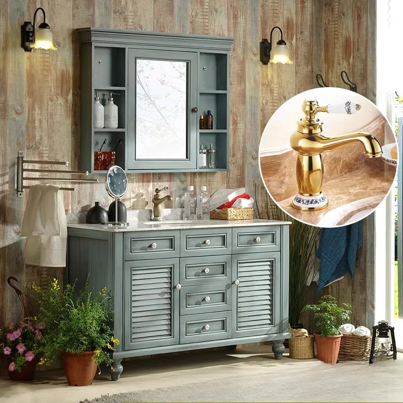 Bathroom Cabinet Combination Solid Wood Cabinet Combination Washbasin Washbasin Toilet
Bathroom Cabinet Combination Solid Wood Cabinet Combination Washbasin Washbasin Toilet