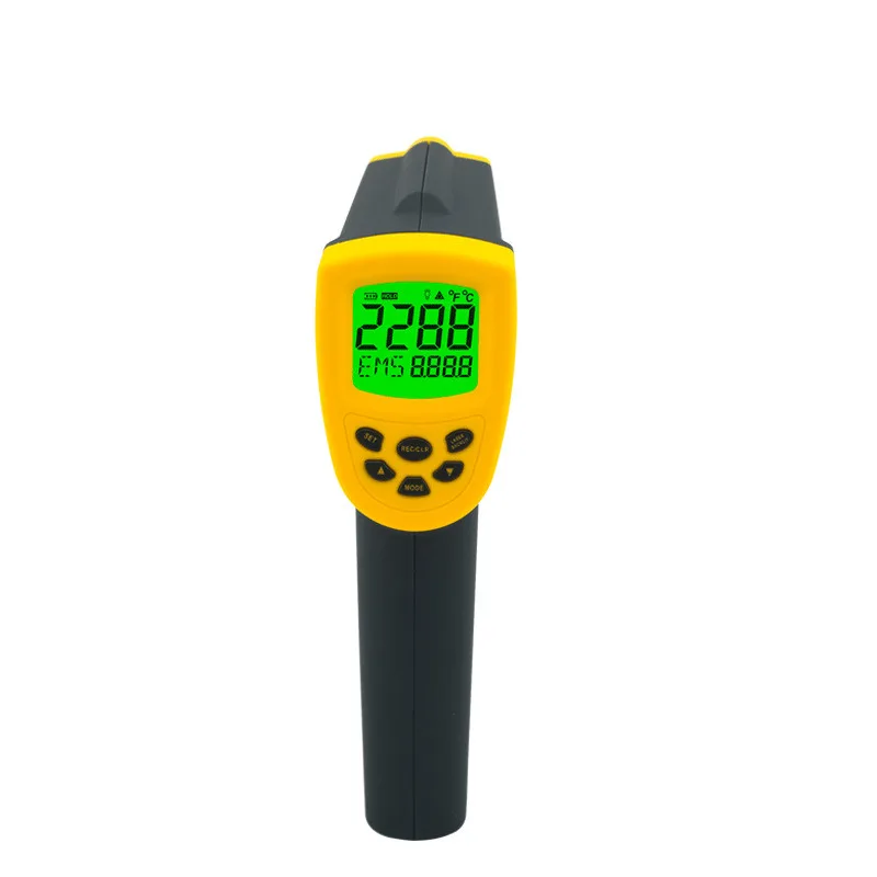 Infrared thermometer smelting forging 2200 degrees high precision temperature measuring gun industry
Infrared thermometer smelting forging 2200 degrees high precision temperature measuring gun industry