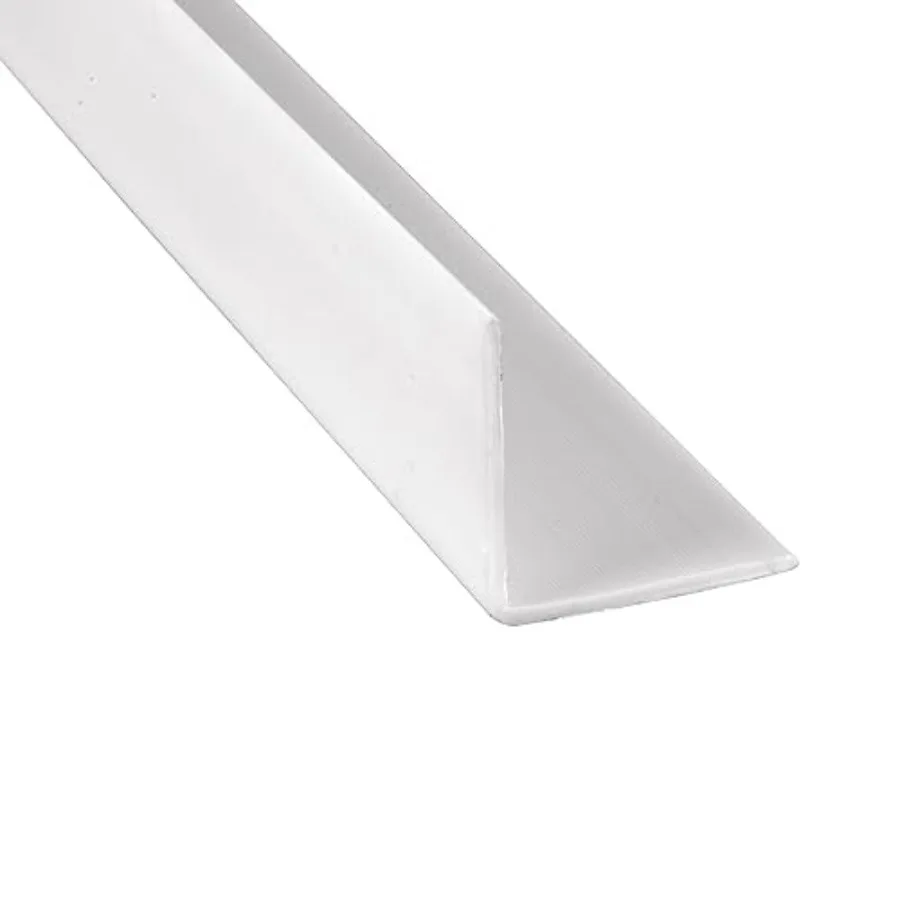 MP10069 Vinyl Corner Shield White 2-3/8" x 48" Durable Vinyl Corner Guards Easy to Install Protects Wall Edges from Paint Chips
MP10069 Vinyl Corner Shield White 2-3/8" x 48" Durable Vinyl Corner Guards Easy to Install Protects Wall Edges from Paint Chips
