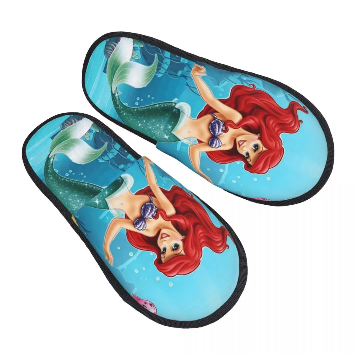 Изготовленные на заказ домашние тапочки из мягкой пены с эффектом памяти «Русалочка», женские удобные теплые нескользящие тапочки в стиле аниме с рыбой
Изготовленные на заказ домашние тапочки из мягкой пены с эффектом памяти «Русалочка», женские удобные теплые нескользящие тапочки в стиле аниме с рыбой