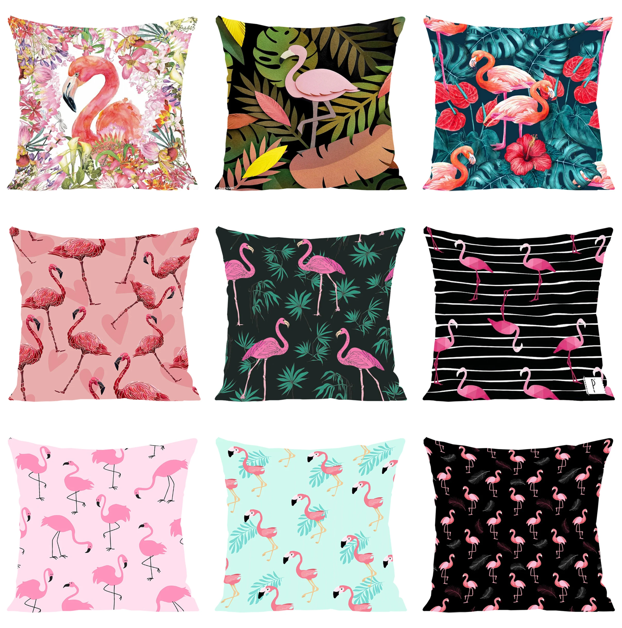 Nordic Style Flamingos Cushion Cover 50x50 Decorative Pillow Cover for Living Room Cushions 45x45 Cushions Covers Home Decor
Nordic Style Flamingos Cushion Cover 50x50 Decorative Pillow Cover for Living Room Cushions 45x45 Cushions Covers Home Decor