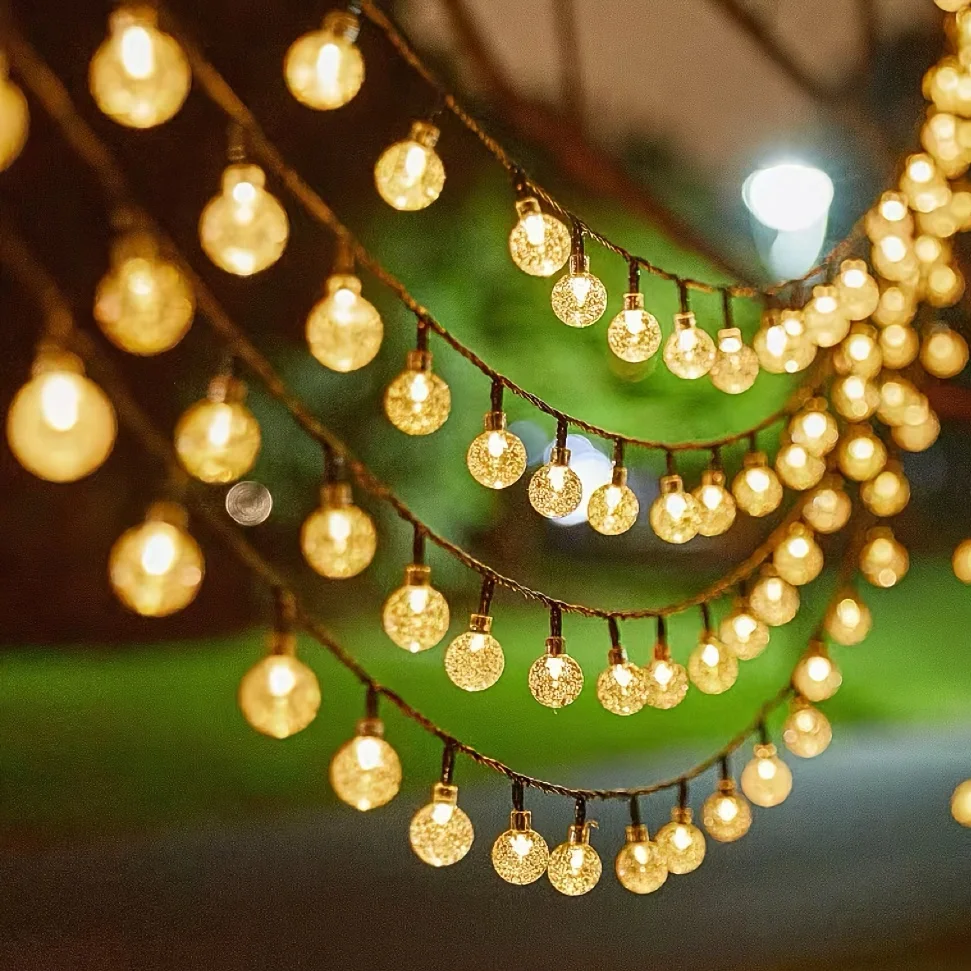 Solar-Powered LED String Lights, 23 Feet with 50 Warm White Bulbs, 8 Lighting Modes, for Garden, Patio, Wedding Floor light New
Solar-Powered LED String Lights, 23 Feet with 50 Warm White Bulbs, 8 Lighting Modes, for Garden, Patio, Wedding Floor light New