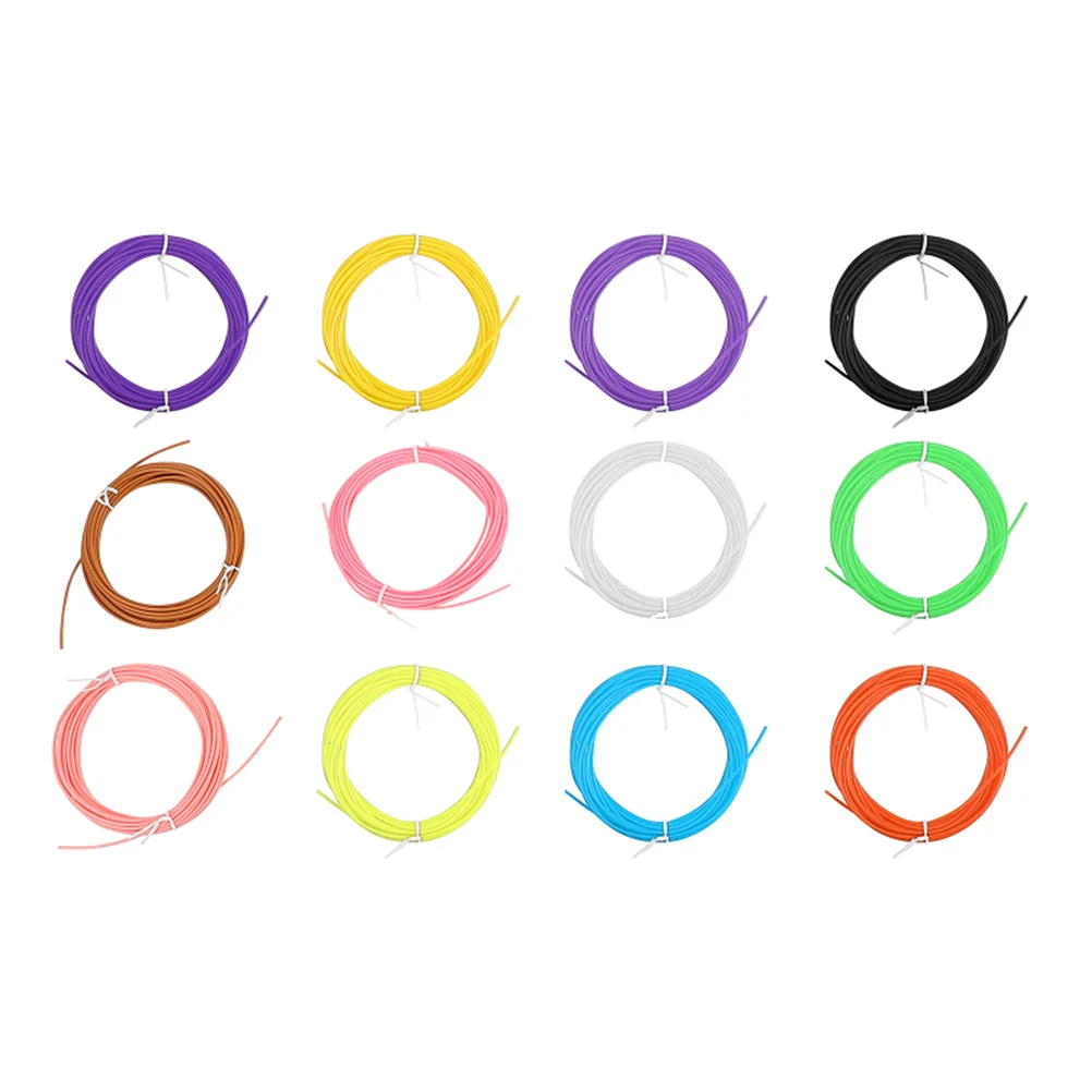 12Pcs 3D Pen Filament Simple Installation Durable Safe Creative Projects Development 3D Pen Filament